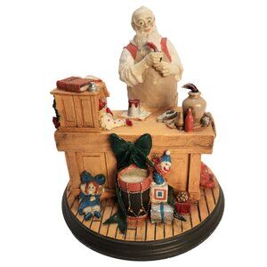Rockwell Heirloom Santa's Workshop by Rhodes Studios Retired 1990 No Box